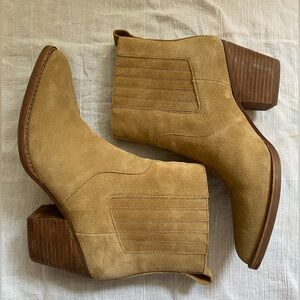 J.Crew Western Boots in suede